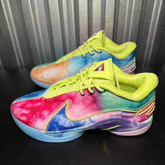 Nike LeBron 22 XXII What the Monopoly Tie-Dye Basketball Shoes Men's Size 11 - Picture 5 of 8